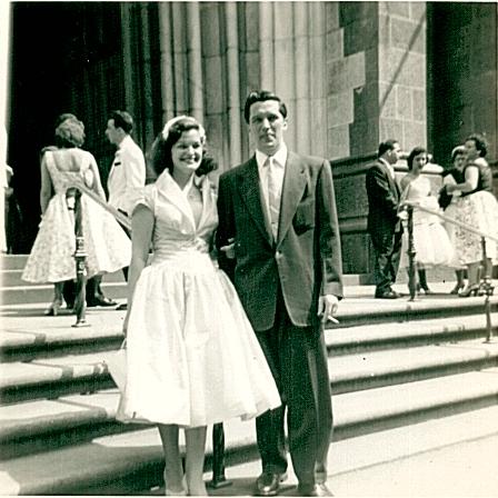 What a good looking couple...